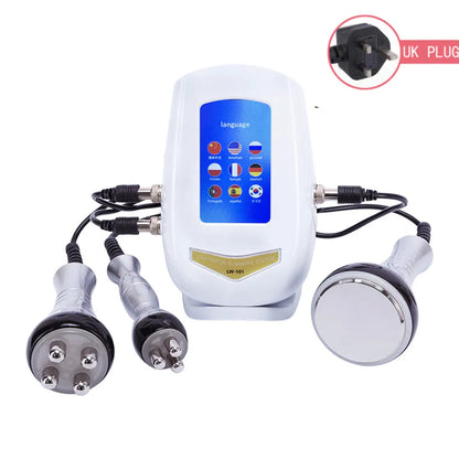 3 in 1 40K vacuum Ultrasonic Cavitation system Machine RF Face Lifting Device Eye Massager Weight Loss Machine fat burner