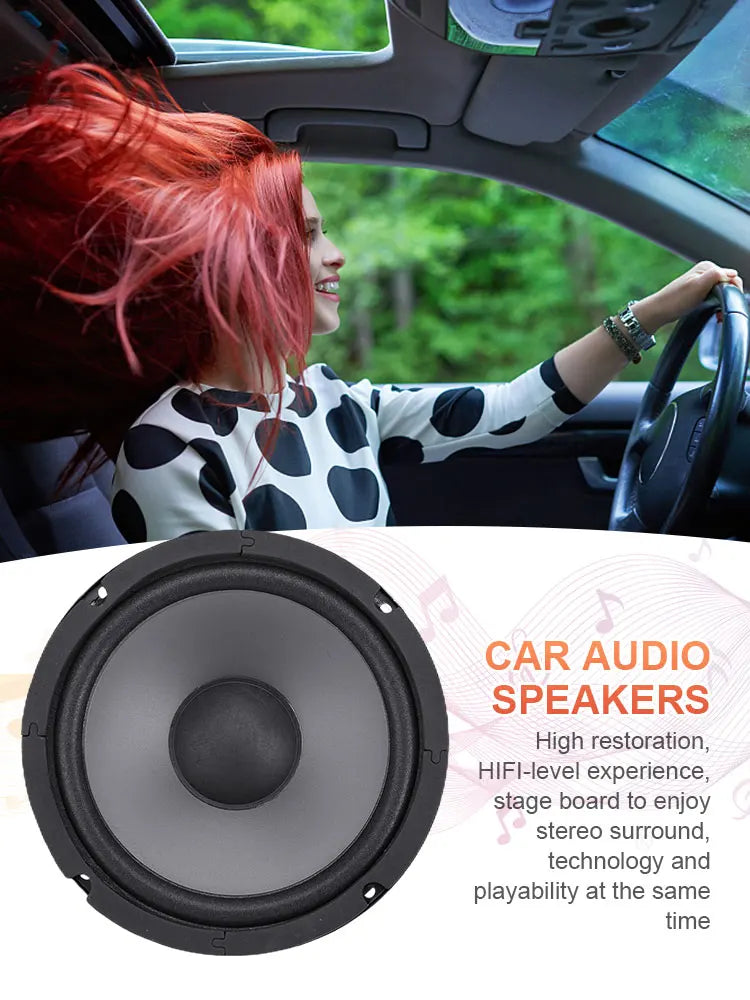 4/5/6 Inch Auto Audio Full Range Frequency Subwoofer Speakers 400W 500W 600W Car Audio Horn for Vehicle Automobile