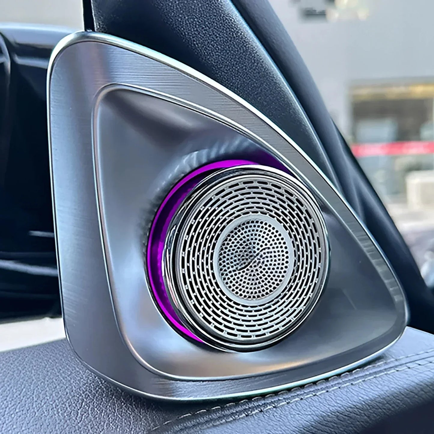 For Mercedes Benz C-Coupe 2015-2021 C205 4D Rotating Tweeter Speaker 64 colors LED Ambient Light