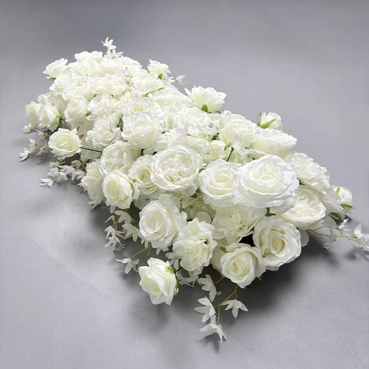 1PC Wedding Flower Wall Decoration Arrangement Supplies Silk Rose Artificial Floral Row Decor Wed Arch Backdrop arrange
