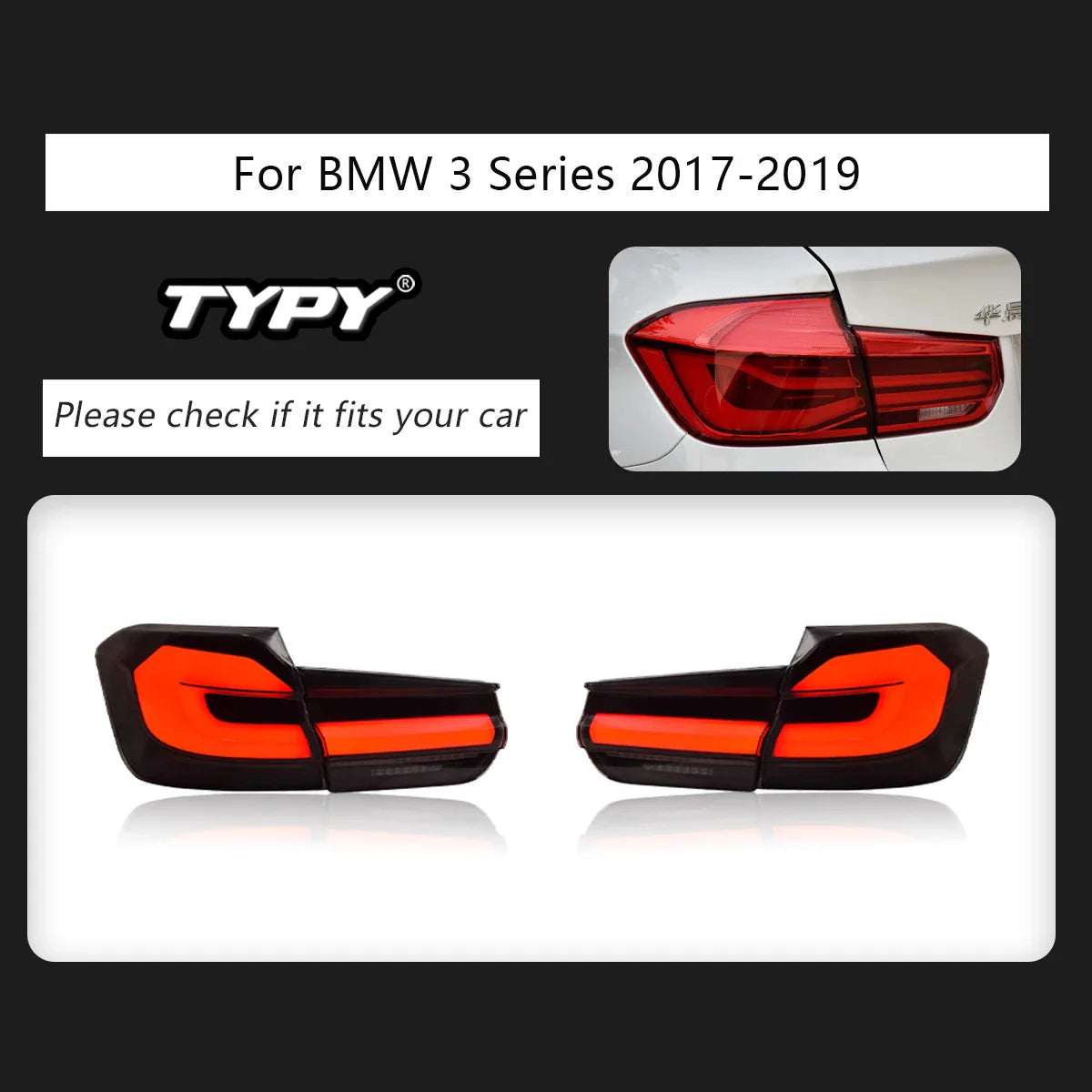 Car Lights LED Rear Lamps For BMW F30 Taillights F35 F80 2013-2018 318i 320i 325i 330i 335i Sequential Turn Signal Brake