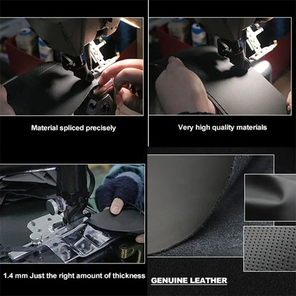 For Dodge JCUV Coolway 2013 Year 3.6L Customized Car Steering Wheel Cover Leather Hand Suture Non-slip Special Made Accessories