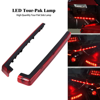 Motorcycle Tour Pak Pack Accent Side Marker Panel LED Light For Harley Touring Road Glide Street Glide Electra Glide 2006-2023
