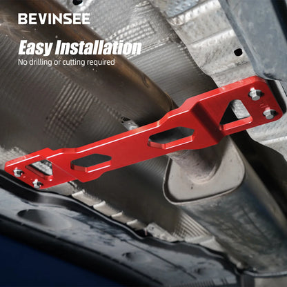 BEVINSEE Center Tunnel Chassis Brace for VW FWD MQB for Golf 7/Golf 8 GTI for Passat B8 for Tiguan for Audi A3 8Y S3 Q3 for SEAT