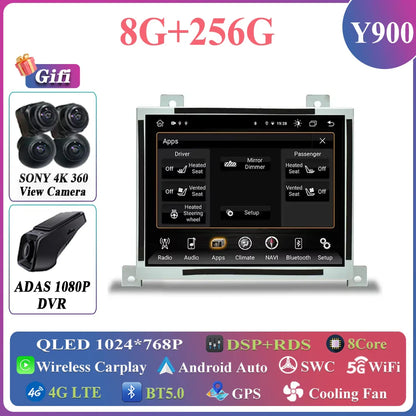 8.4 inch Android Car Stereo Radio For Dodge Charger Challenger 2015-2019 Replacement Wireless Carplay and Android Auto Headunit
