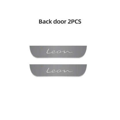 Luz ambiental de color para el umbral de la puerta del SEAT leon 5f FR mk2 mk3 accesorio protector del umbral de la puerta