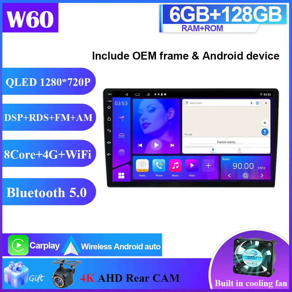 Android 14 Car Radio for Hyundai Sonata 6 YF i40 i45 2011 - 2015 4G Multimedia Player GPS Navigation no 2din dvd