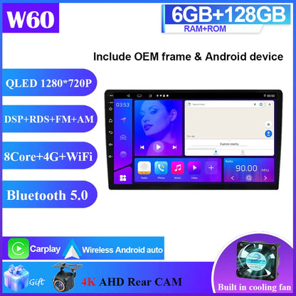 Android 14 Car Radio for Hyundai Sonata 6 YF i40 i45 2011 - 2015 4G Multimedia Player GPS Navigation no 2din dvd