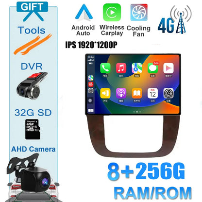 Android 14 Car Radio For GMC Yukon Chevrolet Tahoe Suburban 2008 - 2012 13.1Inch Screen GPS Navigation Wireless Carplay 4G WIFI