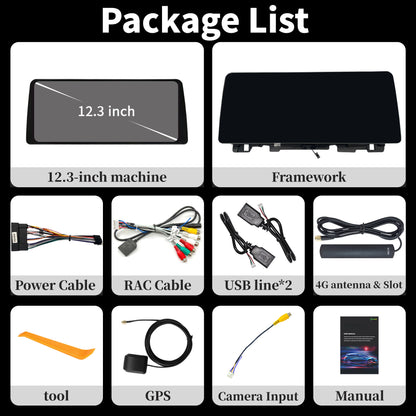 12.3inch Android 14 For KIA K5 Optima 2015 2016 2017 2018 2019 Car Radio Multimedia Navigation GPS Carplay Stereo Touch Screen