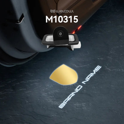 2pcs Car Door Light Customized Icon For Cayenne Macan 911 Boxster 718 Taycan Panamera HD Laser Led Welcome Lamp Accessories