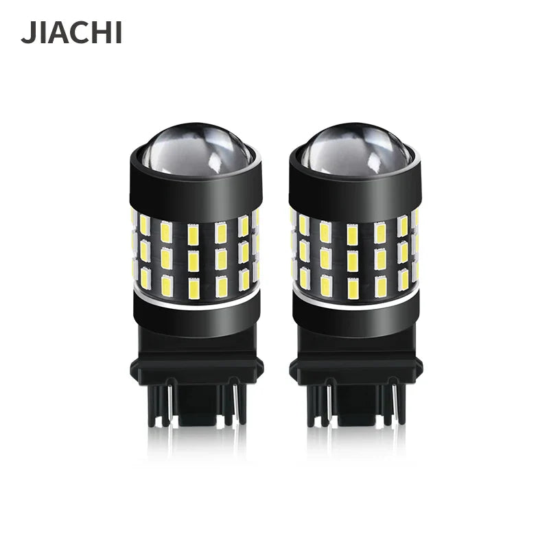 JIACHI Wholesale 100PCS BAY15D 1157 P21/5W Led Car Bulb 1156 BAU15S T25 3157 7443 Brake Lights Daytime Running Lamp DRL DC12-24V