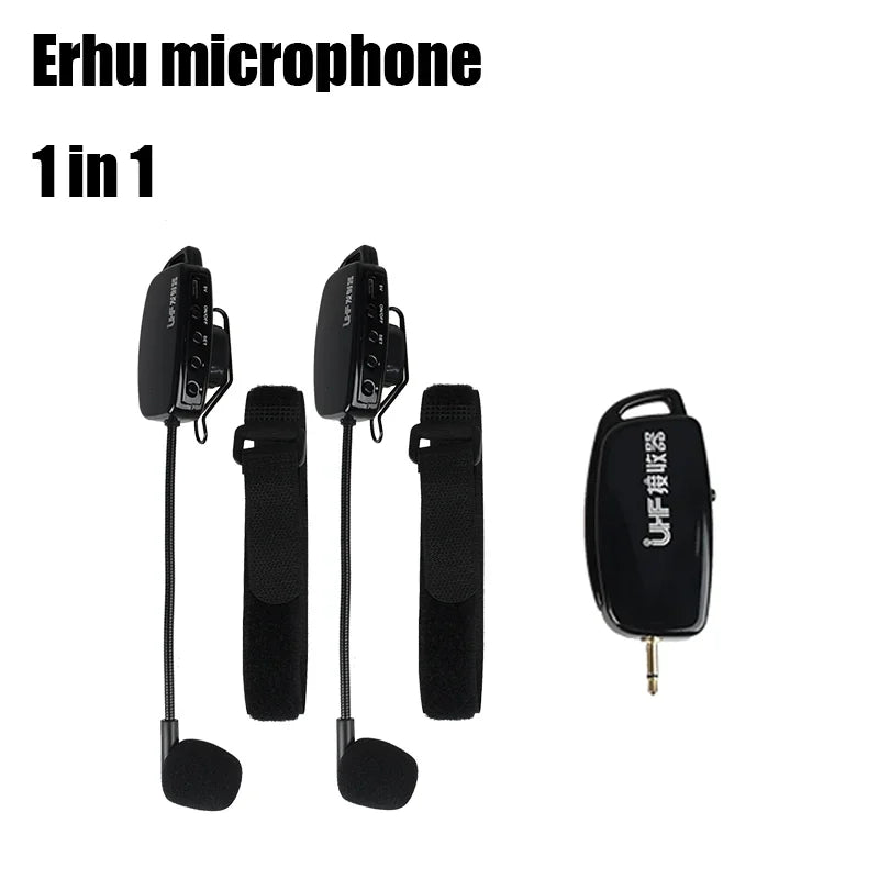 UHF 2.4G Professional Wireless Instrument Microphone for Saxophone Trumpet Sax Wireless Receiver Transmitter 50M Range Plug