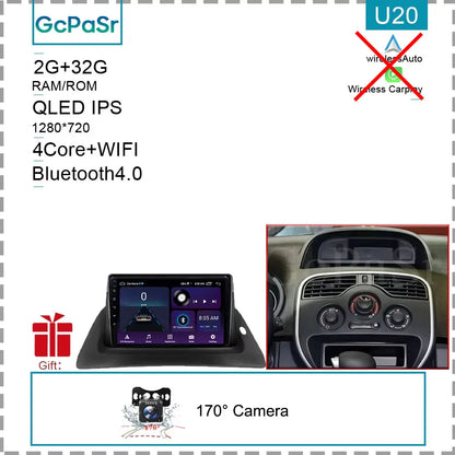 Car Radio Android For Renault kangoo 2008 2009 2010 2011 2012 2013 2014 2015 - 2018 Multimedia Player GPS Carplay Android Auto