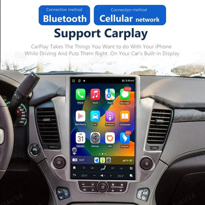 14.5 Inch Vertical 2K Screen For GMC Yukon / Chevroler Tahoe Suburban2014-2020 Car Android 13 Radio Head unit Multimedia Carplay