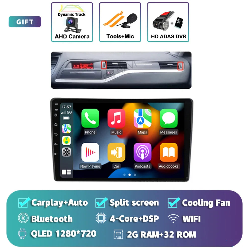 Android 14 Carplay Car Radio Multimedia For Citroen C5 2008 2009 2010 -2017 navigation video DVD Autoradio Stereo 2din Head Unit