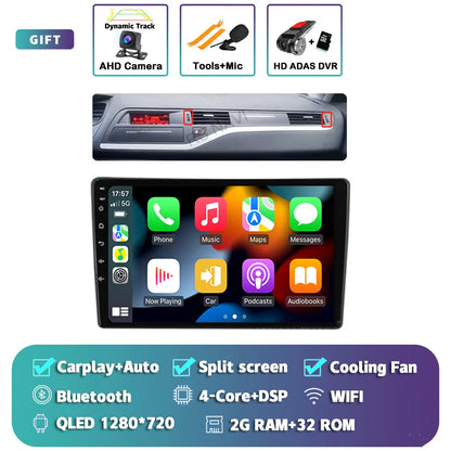 Android 14 Carplay Car Radio Multimedia For Citroen C5 2008 2009 2010 -2017 navigation video DVD Autoradio Stereo 2din Head Unit