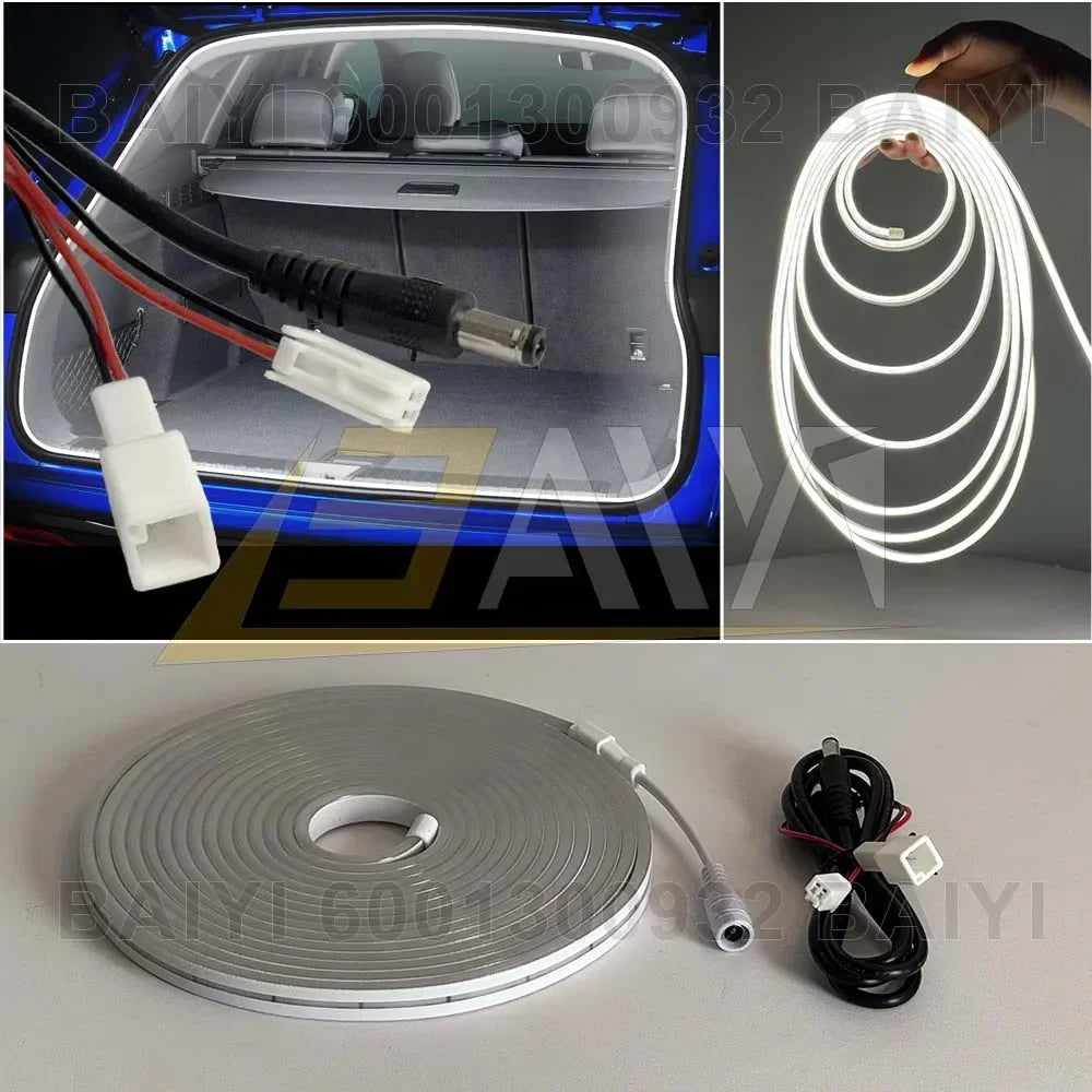Customizable 5M LED Car Trunk Light Interior Atmosphere Neon Lamp For Toyota RAV4 VENZA BZ4X Corolla Cross Other Car Accessories