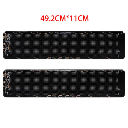 2PCS LED Car Windshield Decoration Light Dynamic Devil Eyes Scrolling Advertising DIY Animation Flexible Matrix Pixel Display