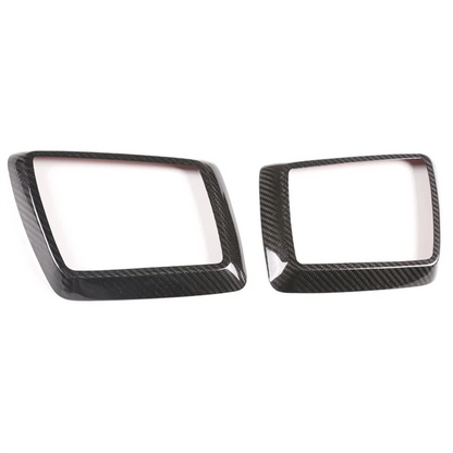 For Mercedes-Benz G-Class W463 G55 G63 2019-2020 Dry Carbon Fiber Car Hood Turn Signal Light Cover Trim Parts Accessories-A99D