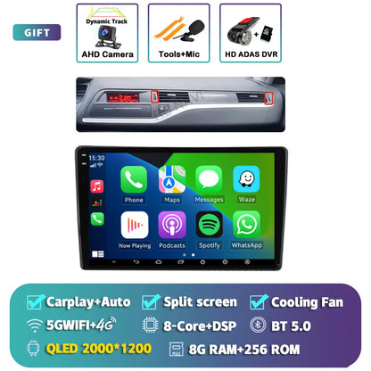 Android 14 Carplay Car Radio Multimedia For Citroen C5 2008 2009 2010 -2017 navigation video DVD Autoradio Stereo 2din Head Unit