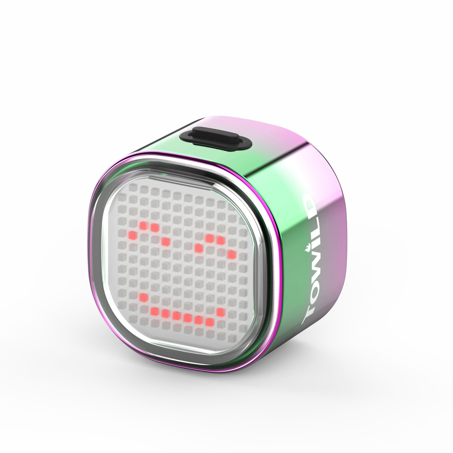 TOWILD TL08 Intelligent Expression Taillight 140 Led Braking Sensor Bluetooth Bike Rear Light Customizable Bicycle Taillights