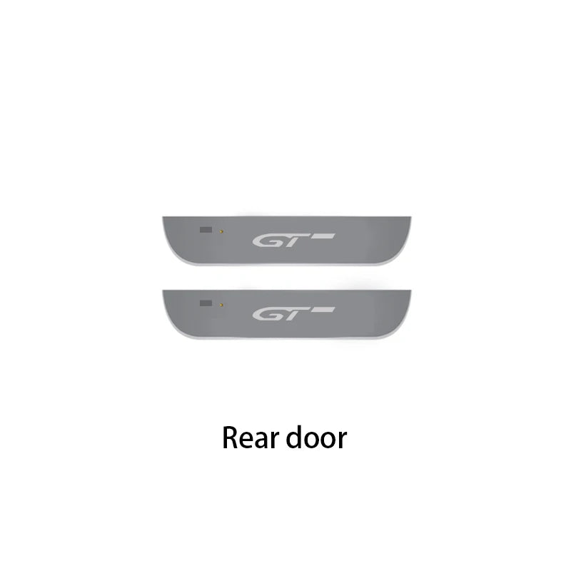 For Peugeot GT GTline 106 107 108 206 207 208 301 308 408 508 2008 3008 4008 5008 Car Wireless LED Welcome Pedal Threshold Light