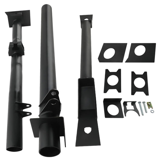 3PCS Front and Rear Fuel Tank Support Crossmember Upper Shock Mount Crossmember for Chevy Silverado 1999 2000 2001-2006