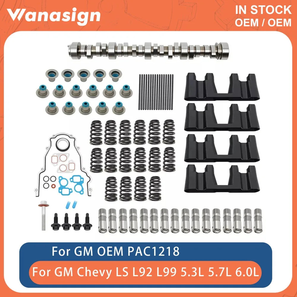 Engine Sloppy Mechanics Stage 2 Cam Kit Fit 5.3 5.7 6.0 6.2 L For Chevrolet GMC LS L92 L99 5.3L 5.7L 6.0L 6.2L V8 GAS 1997-2007