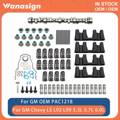 Engine Sloppy Mechanics Stage 2 Cam Kit Fit 5.3 5.7 6.0 6.2 L For Chevrolet GMC LS L92 L99 5.3L 5.7L 6.0L 6.2L V8 GAS 1997-2007