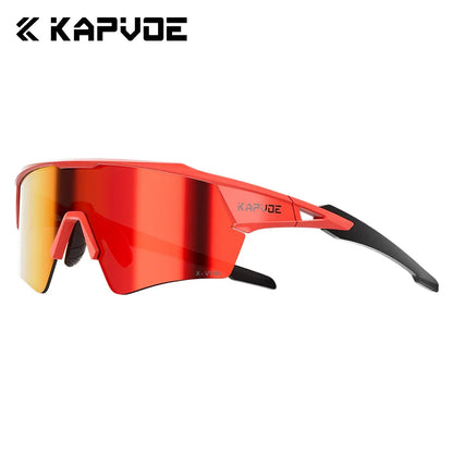 Kapvoe New Photochromic Cycling Sunglasses Men Women MTB Glasses UV400 Bicycle Eyewear Outdoor Sports Running Road Bike Goggles