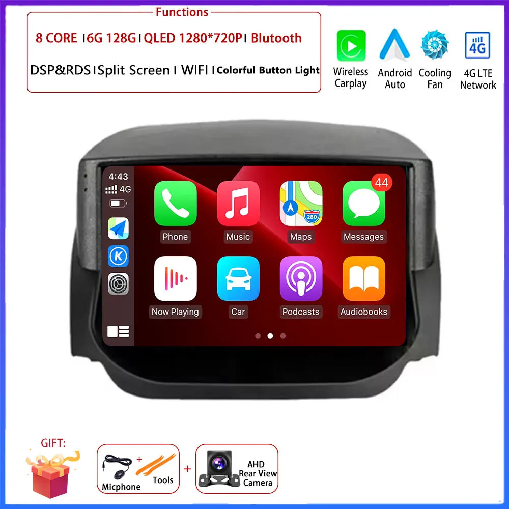 Android  Carplay Auto Car Radio For Ford EcoSport Eco Sport 2014-2018 GPS Recorder Multimedia Player 4G+BT DSP