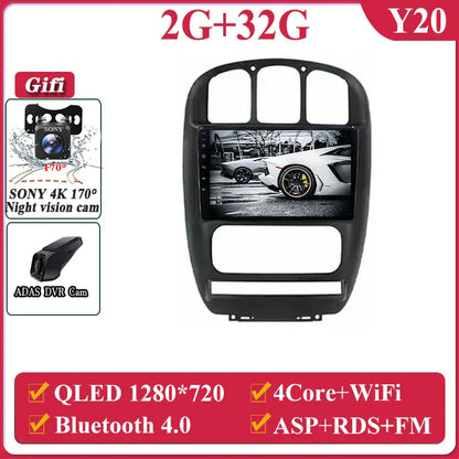 Auto Radio Android 14 For Dodge Caravan 4 For Chrysler Grand Voyager RS 2000 - 2012 Car Multimedia Player Navigation Screen DVD