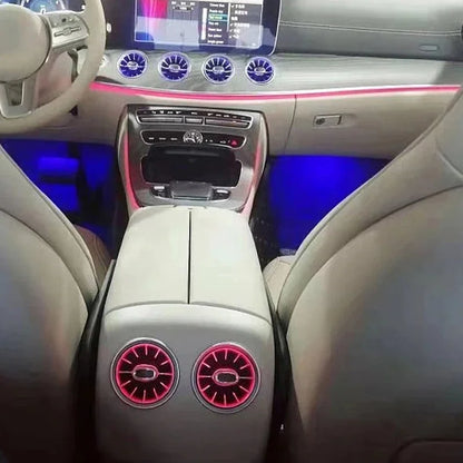 CLS W257 Glowing Rear Air Vent Turbine Ambient Light For Mercedes-Benz CLS-class C257 E-coupe W238 W290 W464