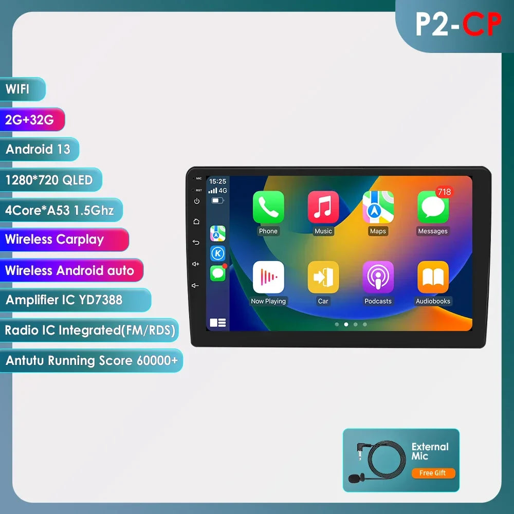 Hizpo 10.1 Inch Android Auto Car Radio Multimedia Video For JEEP Compass Patriot Chrysler 300C Sebring Liberty Dodge Wrangler BT