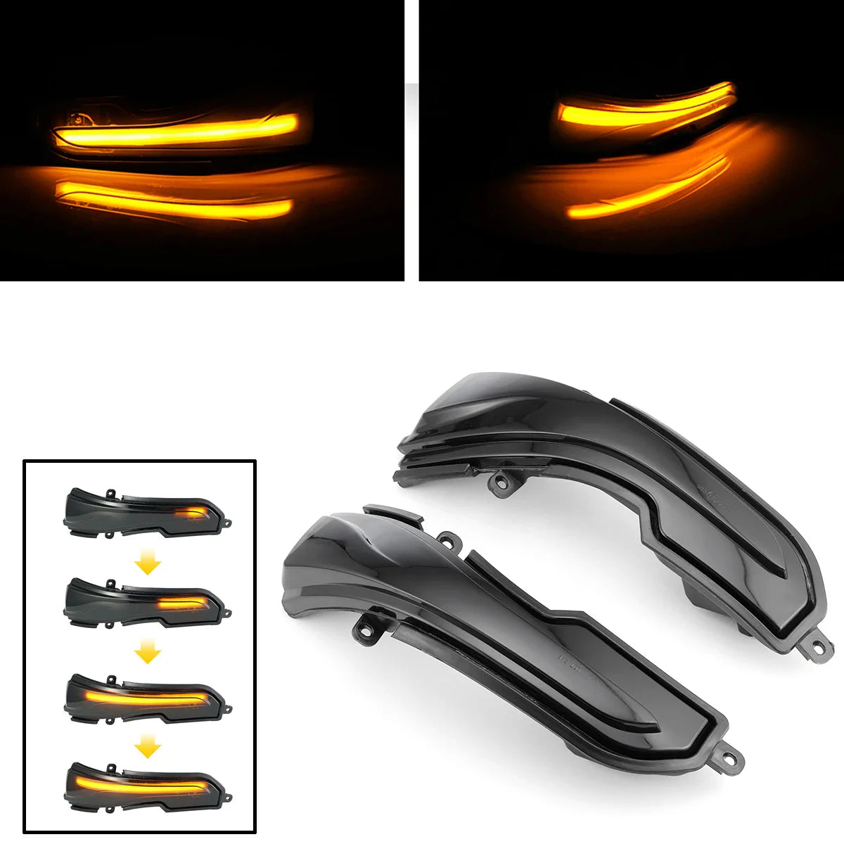 Rearview Mirror Lamp LED Dynamic Indicator Turn Signal Light Blinker For Infiniti Q30 Q50 Q60 Q70 QX50 QX60 QX30 Car Styling