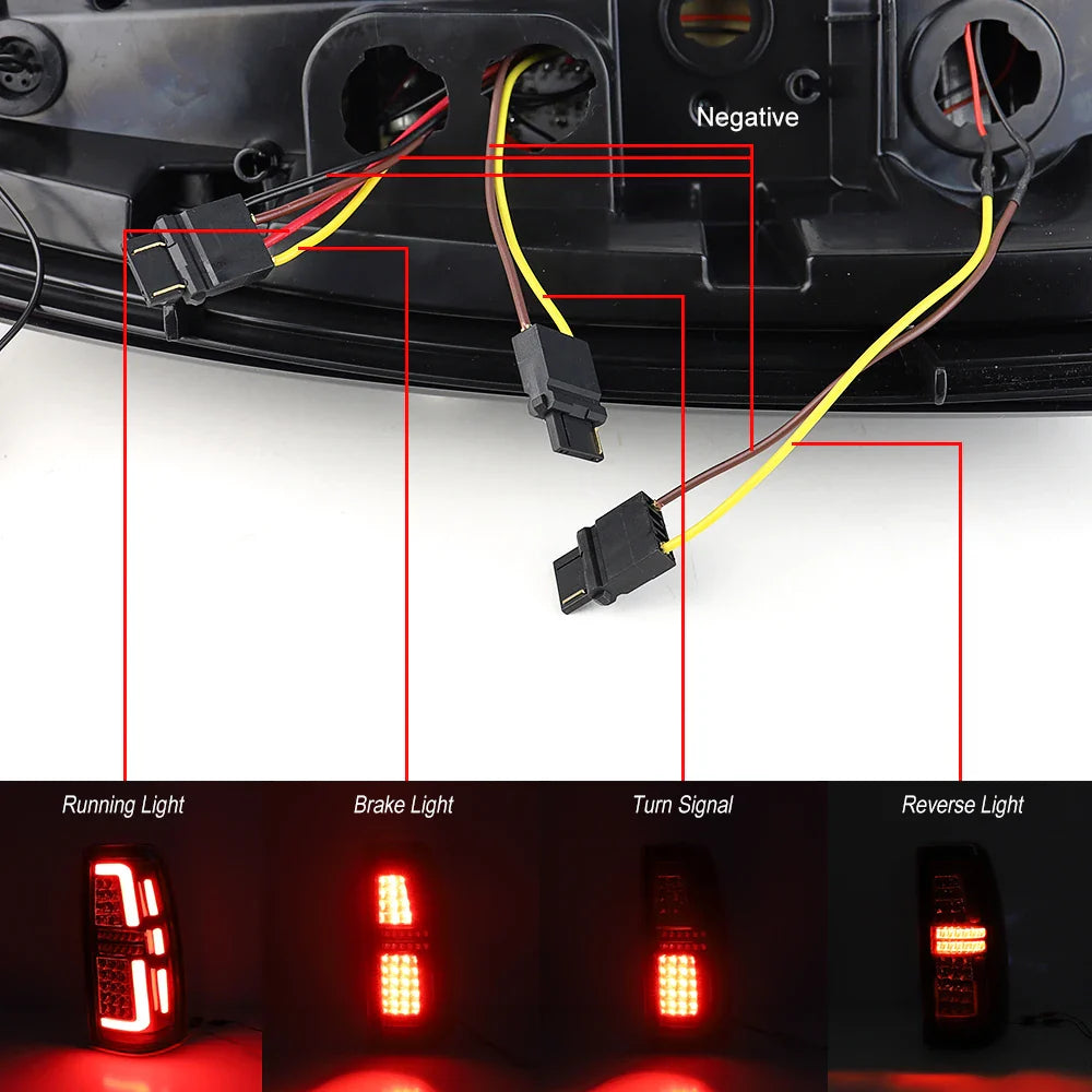 LED Truck Car Taillights for 99-06 Chevy Silverado 1500/2500 01-06 Silverado 1500HD/2500HD/3500 99-02 GMC Sierra 1500 2500 3500