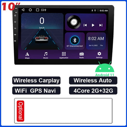 ESSGOO 2 Din Android Car Radio Automotive Multimedia Wireless Carplay GPS Stereo For Volkswagen Nissan Hyundai Kia Toyota Ford