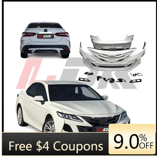 XDS Body Kits For To Yo Ta Camry 2018-2022 Upgrade To Kahn Car Accessories Bumpers Grille Auto Body System Automotive Parts
