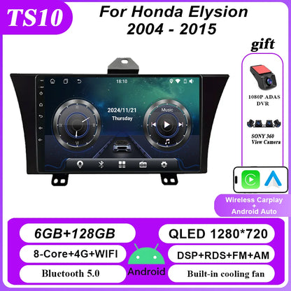 Android Car DVD Carplay Android Auto For Honda Elysion 2004 - 2014 2015 Auto Radio Stereo GPS Navigation Multimidia Player 2din