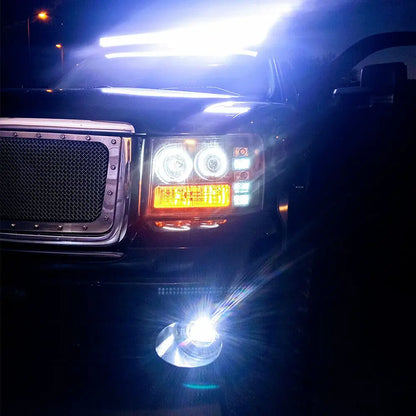 2Pcs/set 20W LED Fog Light Car Daytime Running Light fit for GMC Sierra 1500 07-13 fit for 2500HD 3500HD 07-14