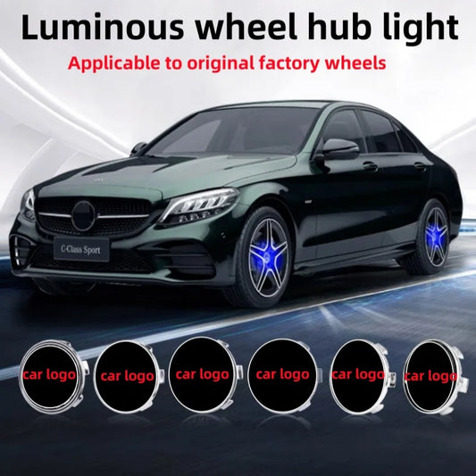 Hub Light Car Wheel Caps Light Center Cover Lighting Cap Floating Illumination LED auto For for Mercedes-Benz A CLASS B CLASS C