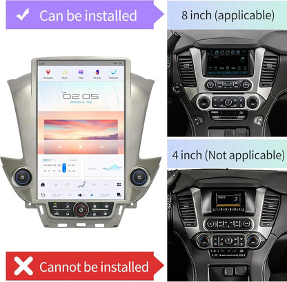 14.4" inch Android 13 8+128G Tesla Screen Car DSP Player For GMC Yukon Chevrolet Tahoe Suburban 2014+ GPS Radio Stereo Head Unit