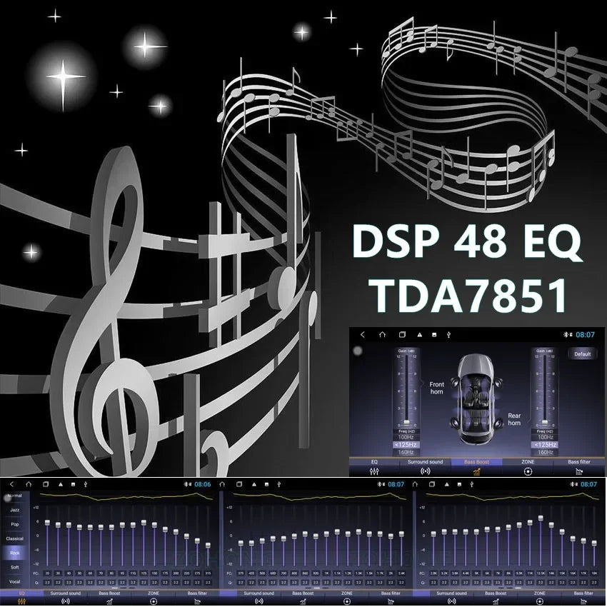 DSP Car Radio Stereo For Jeep Commander Carplay Android Auto Multimedia Player Screen Autoradio Navigation GPS BT 4G Head Unit