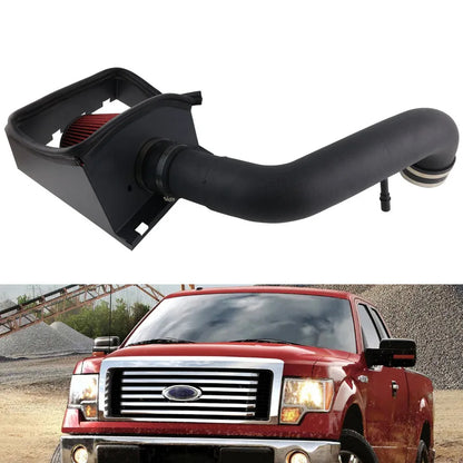 3.5" Air System Heat Shield Cold Air Intake Induction Kit+Filter For 11-14 F150 5.0L V8 Auto Engine Parts & Accessories