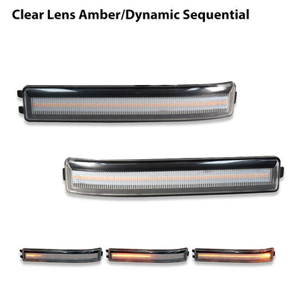 LED Dynamic Side Mirror Turn Signal Lights For Ford F150 F-150 2009-2014 SVT Raptor 2010-2014 Sequential Lamp Blinker Indicator