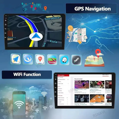 Android 14 Car Radio WiFi+4G For Chrysler Sebring Cirrus 2007 2008 2009 2010 GPS Navigation Auto wireless Carplay Player 2Din BT
