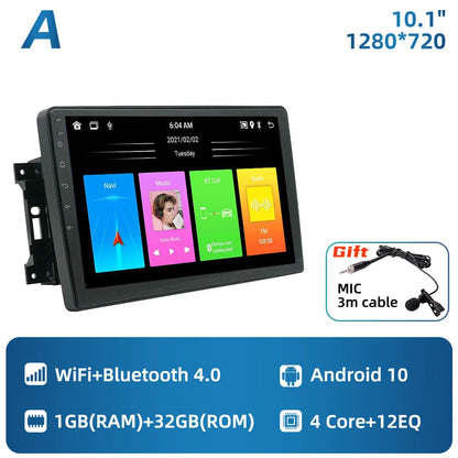 For Dodge Dakota 2009 - 2011 2 Din Android Car Radio Navigation WIFI FM GPS Multimedia Player Autoradio Head Unit Audio Stereo