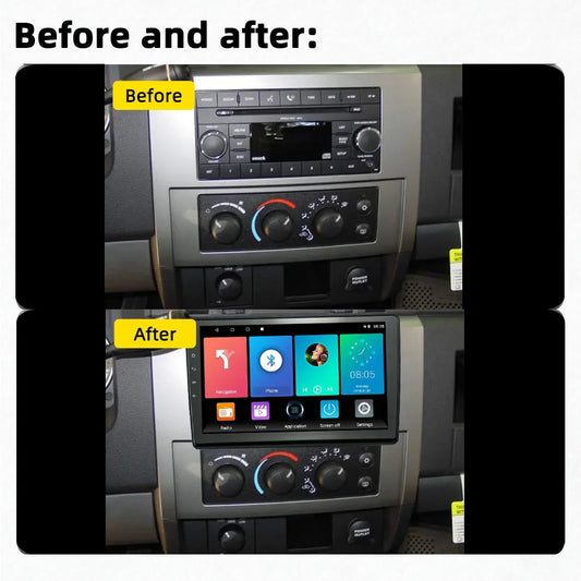 For Dodge Dakota 2009 - 2011 2 Din Android Car Radio Navigation WIFI FM GPS Multimedia Player Autoradio Head Unit Audio Stereo