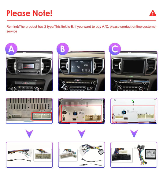 9"Android Autoradio Carplay for Kia Sportage 4 KX5 2016-2018 Multimedia player car intelligent systems Auto Stereo 2din Screen